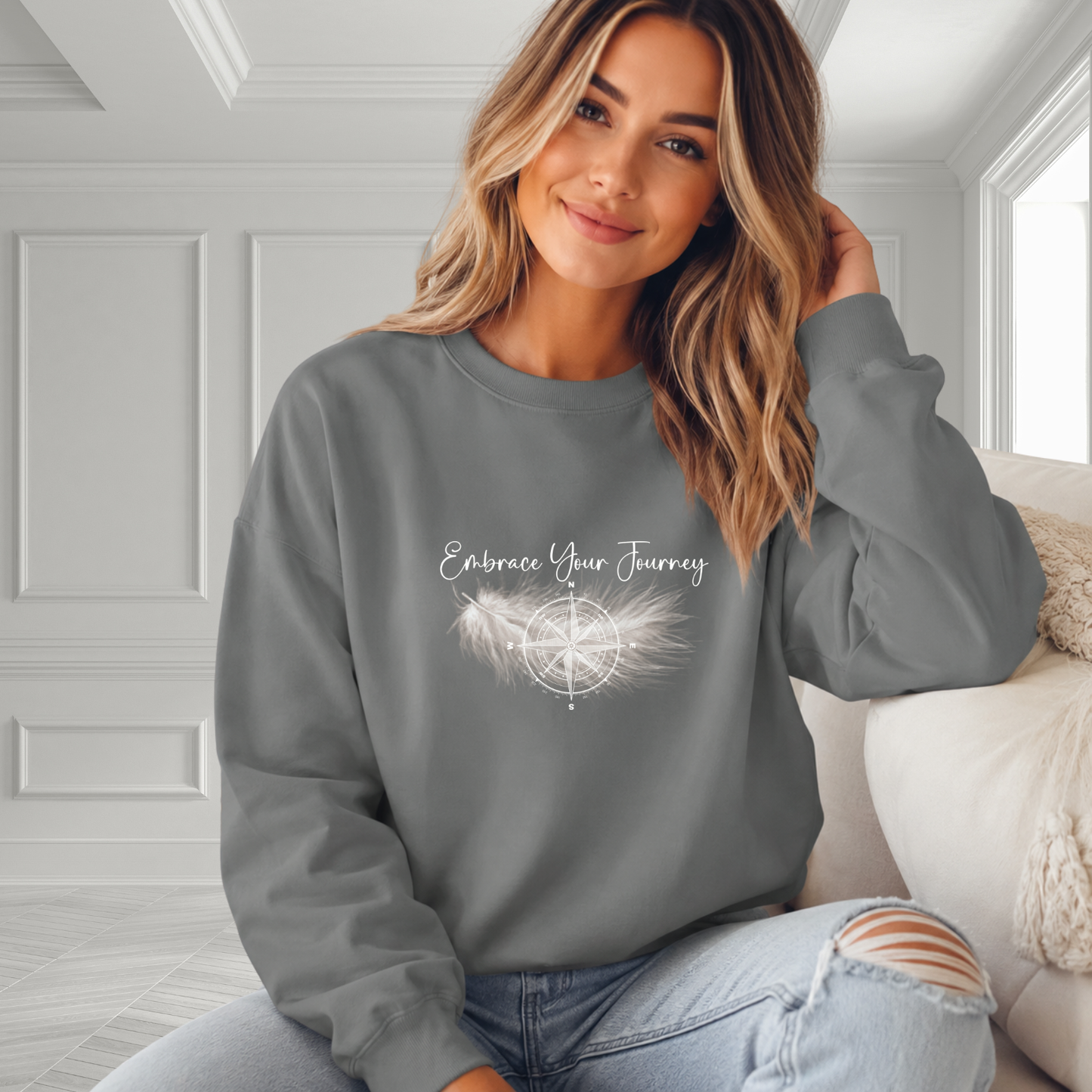 Embrace Your Journey Crewneck Sweatshirt