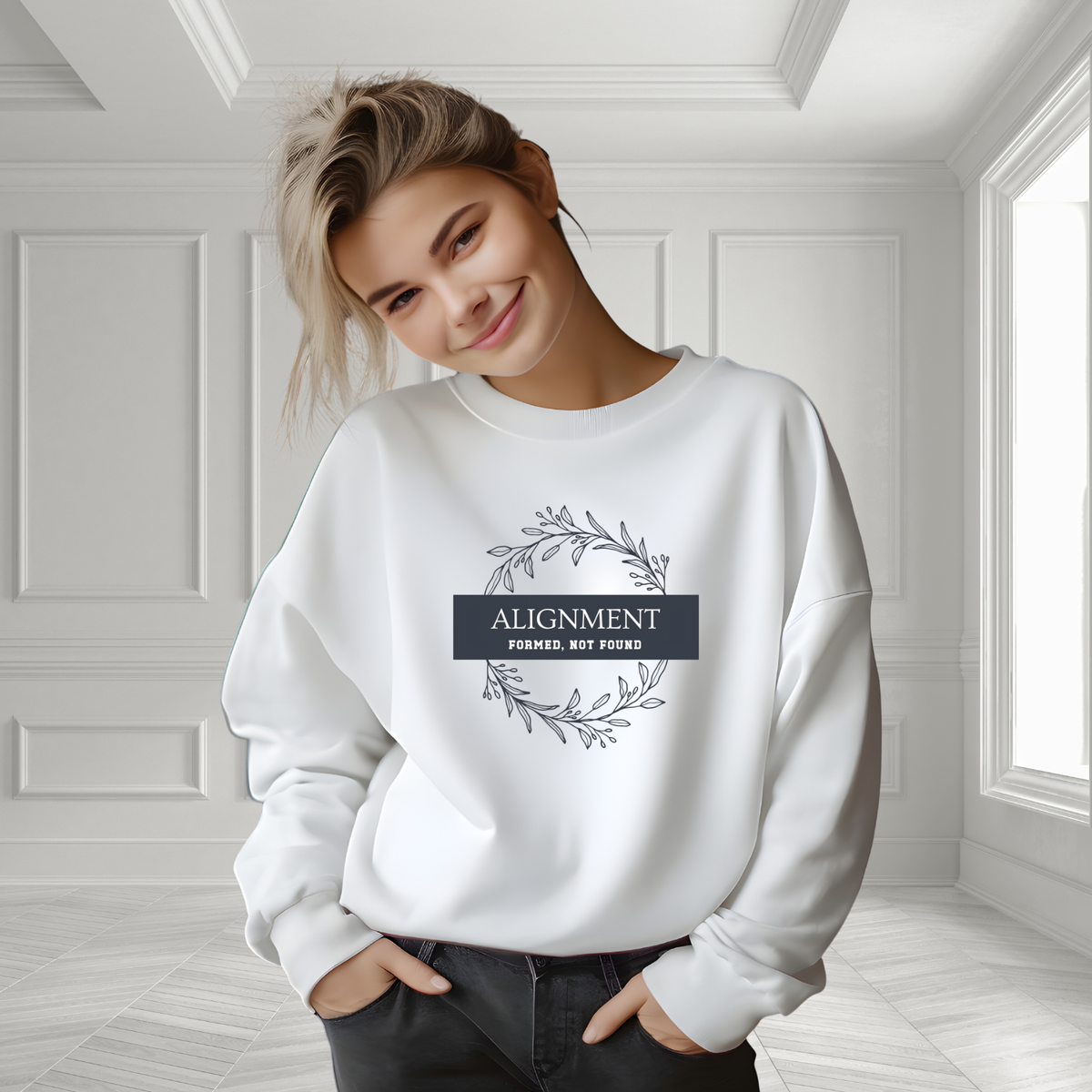 Alignment -Formed, Not Found Crewneck Sweatshirt