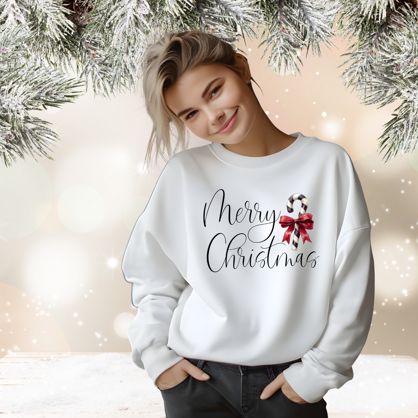 Merry Christmas Crewneck Sweatshirt