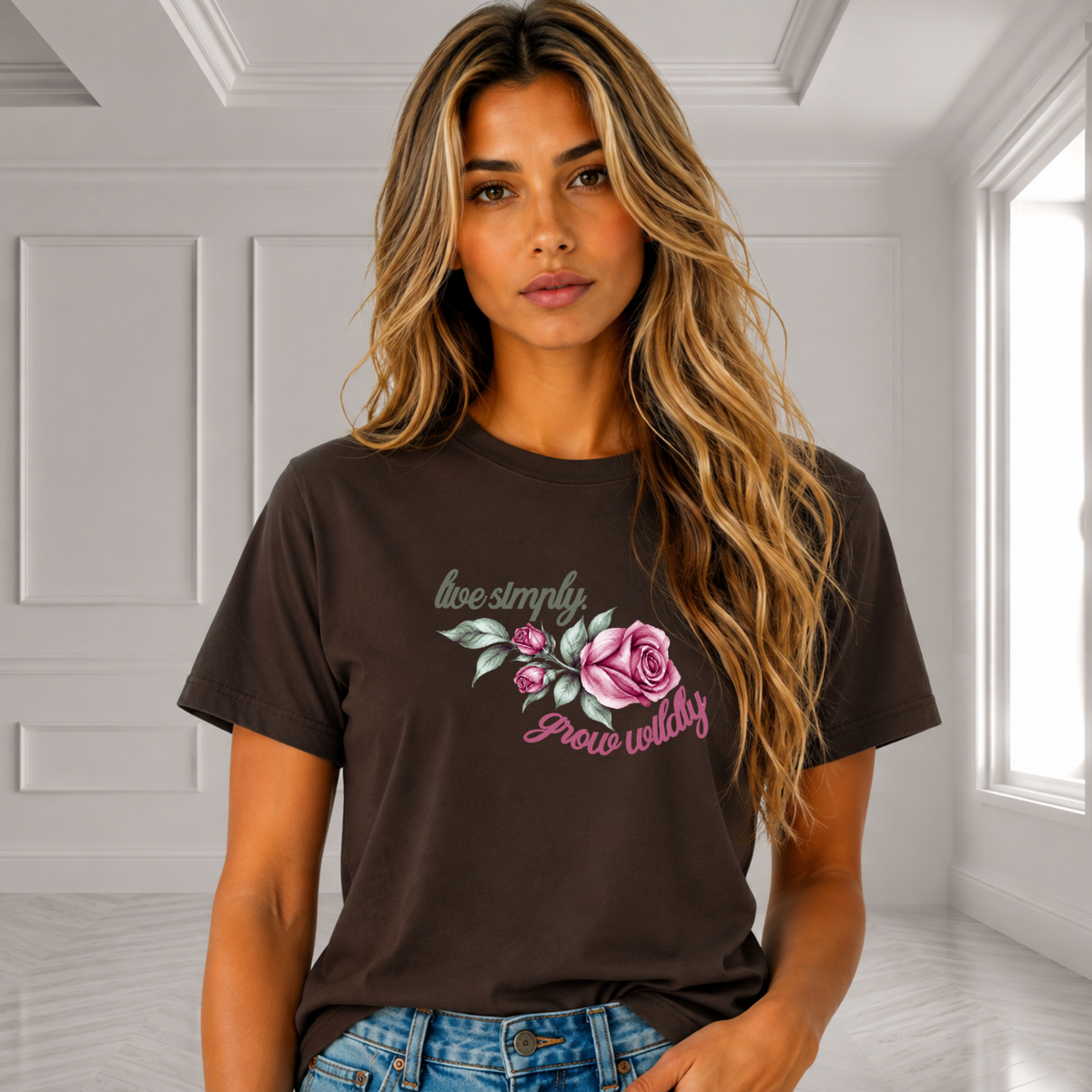 Live Simply, Grow Wildly T-Shirt