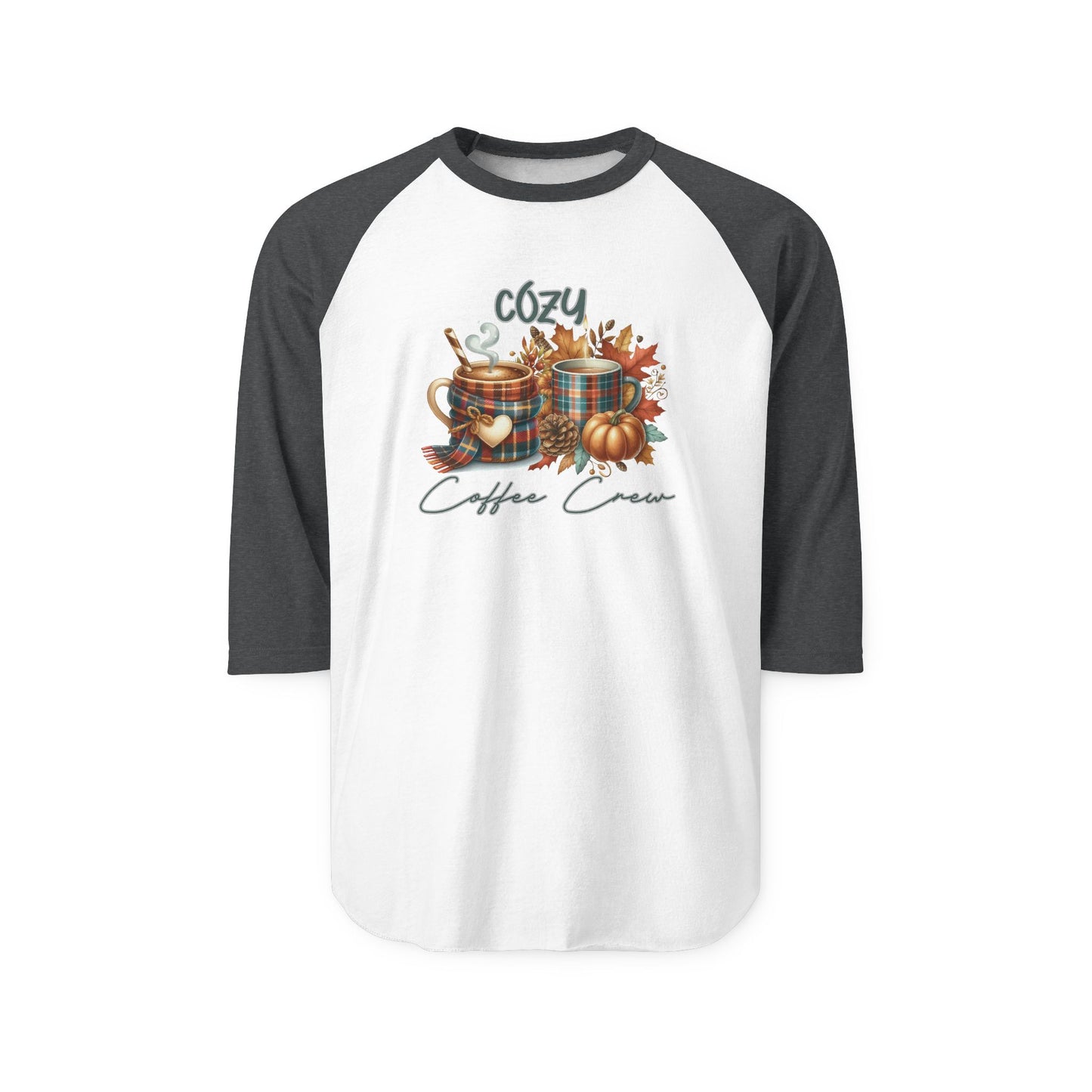 Cozy Coffee Crew Baseball Tee