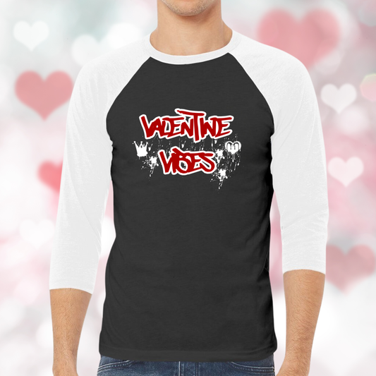 Valentine Vibes Baseball Tee