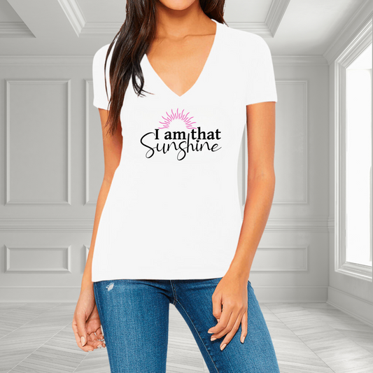 I Am that Sunshine V-Neck T-Shirt