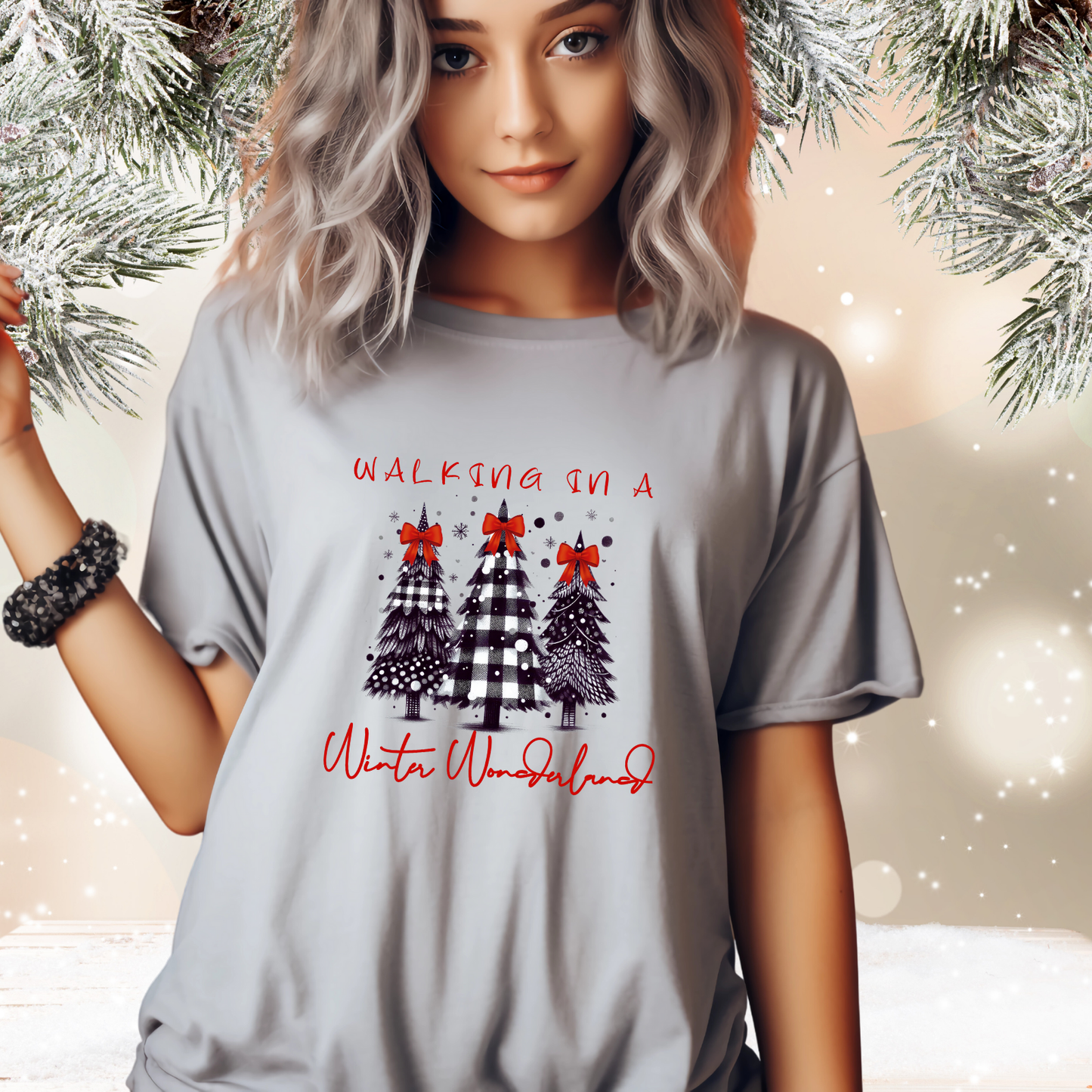 Walking In A Winter Wonderland T‑Shirt