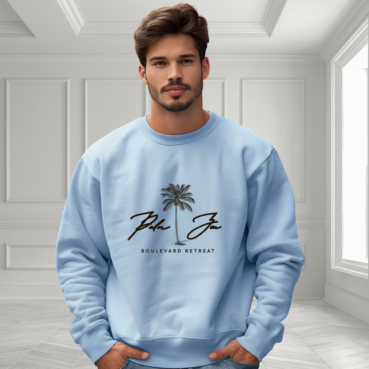 Palm Zen Crewneck Sweatshirt