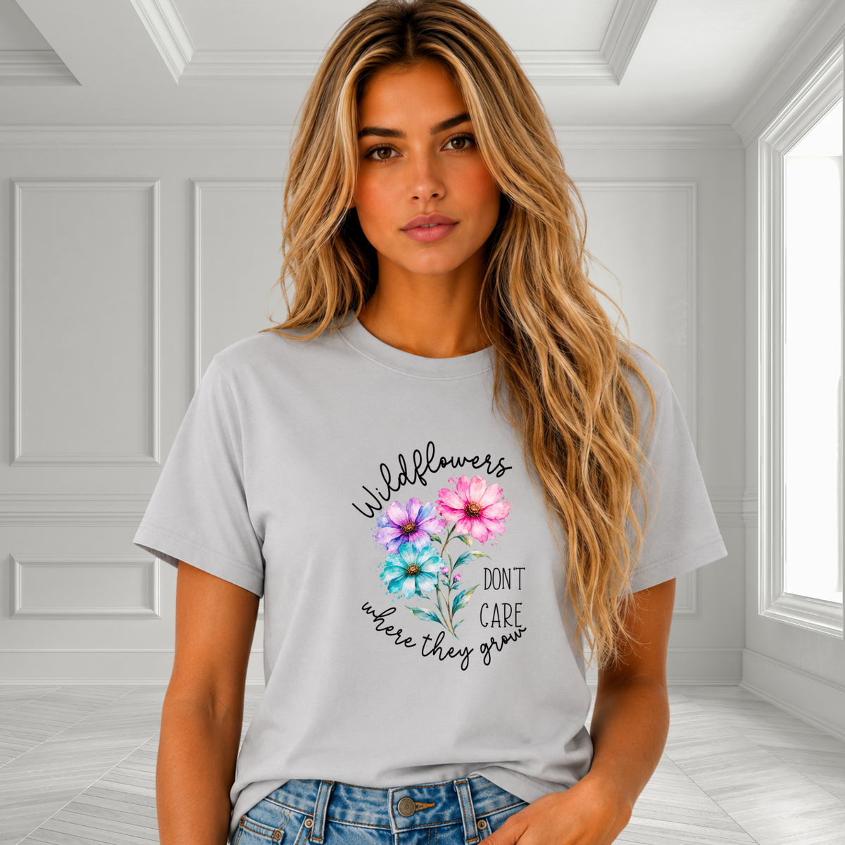 Wildflowers Don’t Care Where They Grow T-Shirt