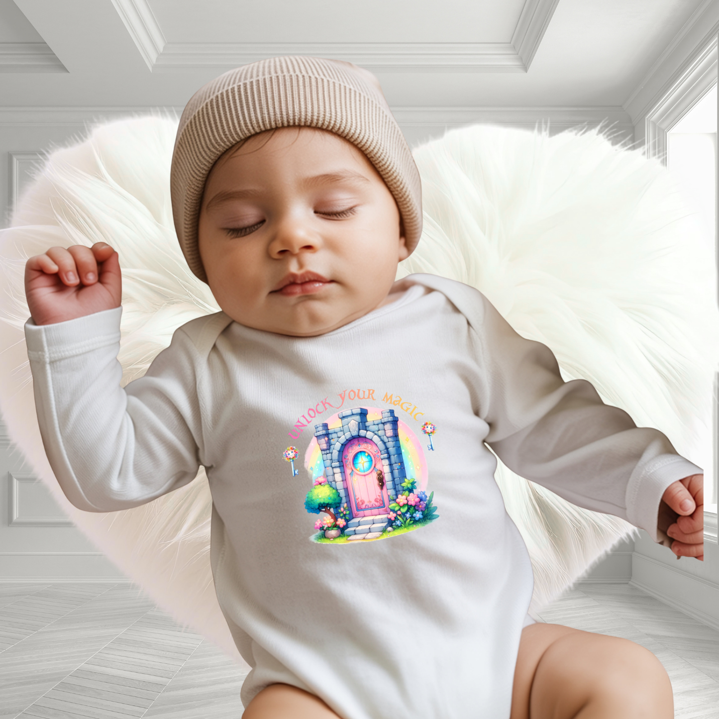Unlock Your Magic Infant Long Sleeve Onesie
