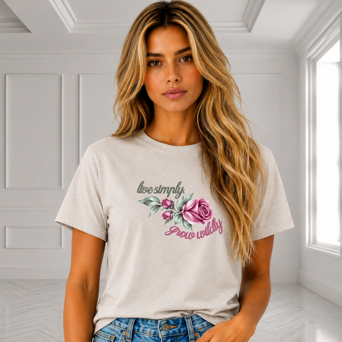 Live Simply, Grow Wildly T-Shirt
