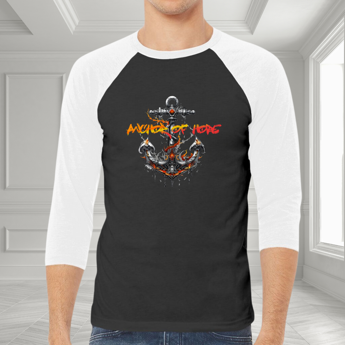 Anchor Of Hope Baseball Tee