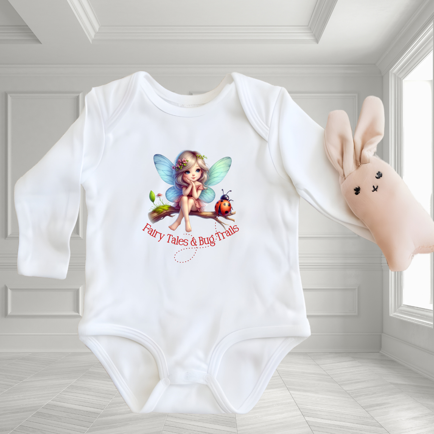 Fairy Tales & Bug Trails Infant Long Sleeve Onesie