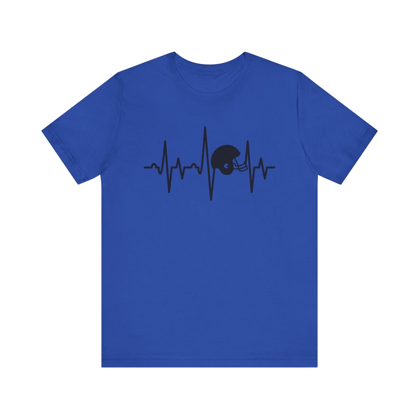 Football Helmet Heartbeat T-Shirt