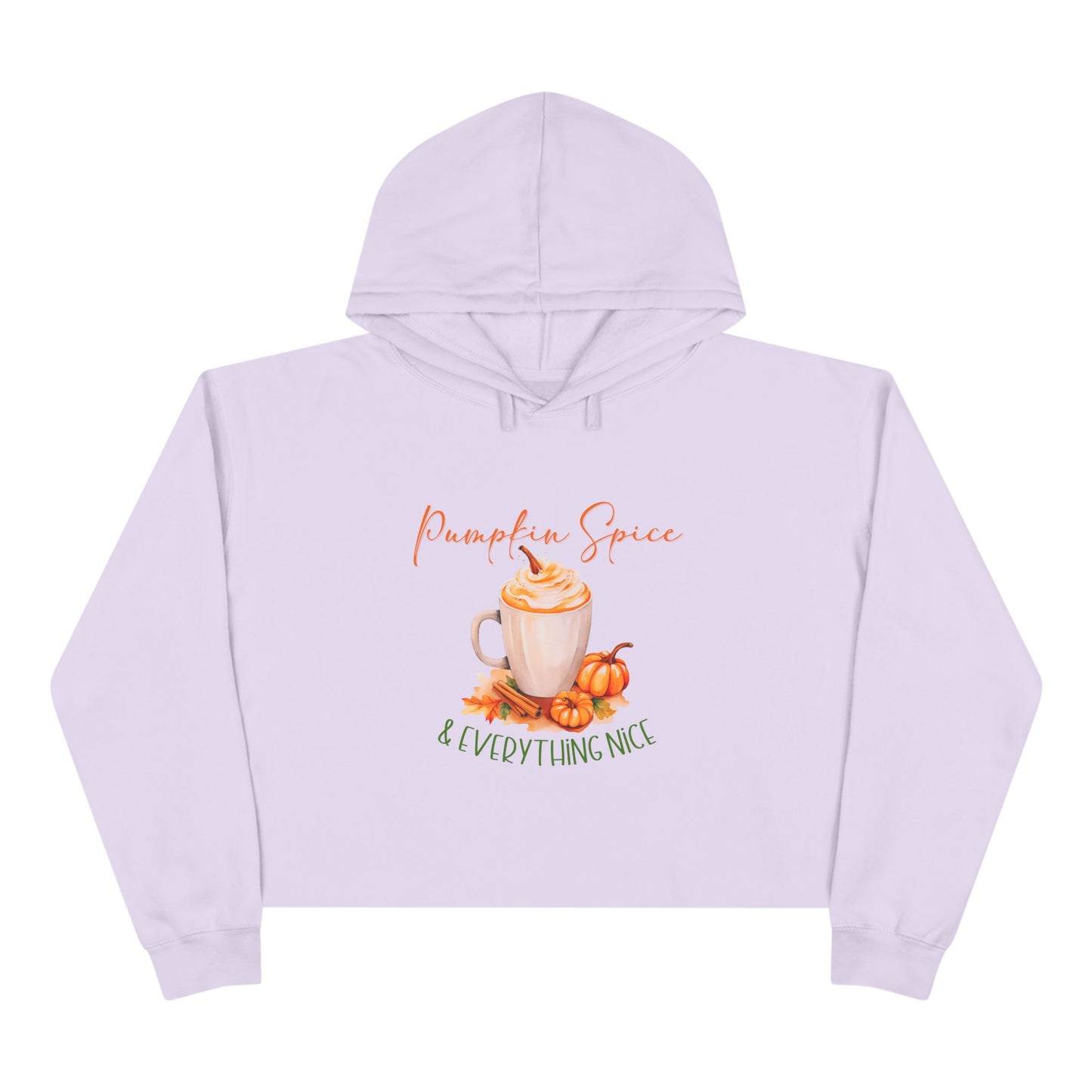Pumpkin Spice & Everything Nice Crop Hoodie