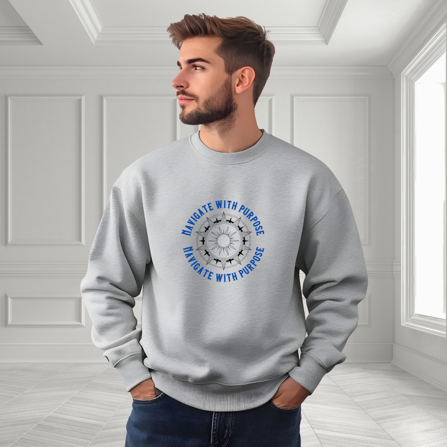 Navigate With Purpose Crewneck Sweatshirt
