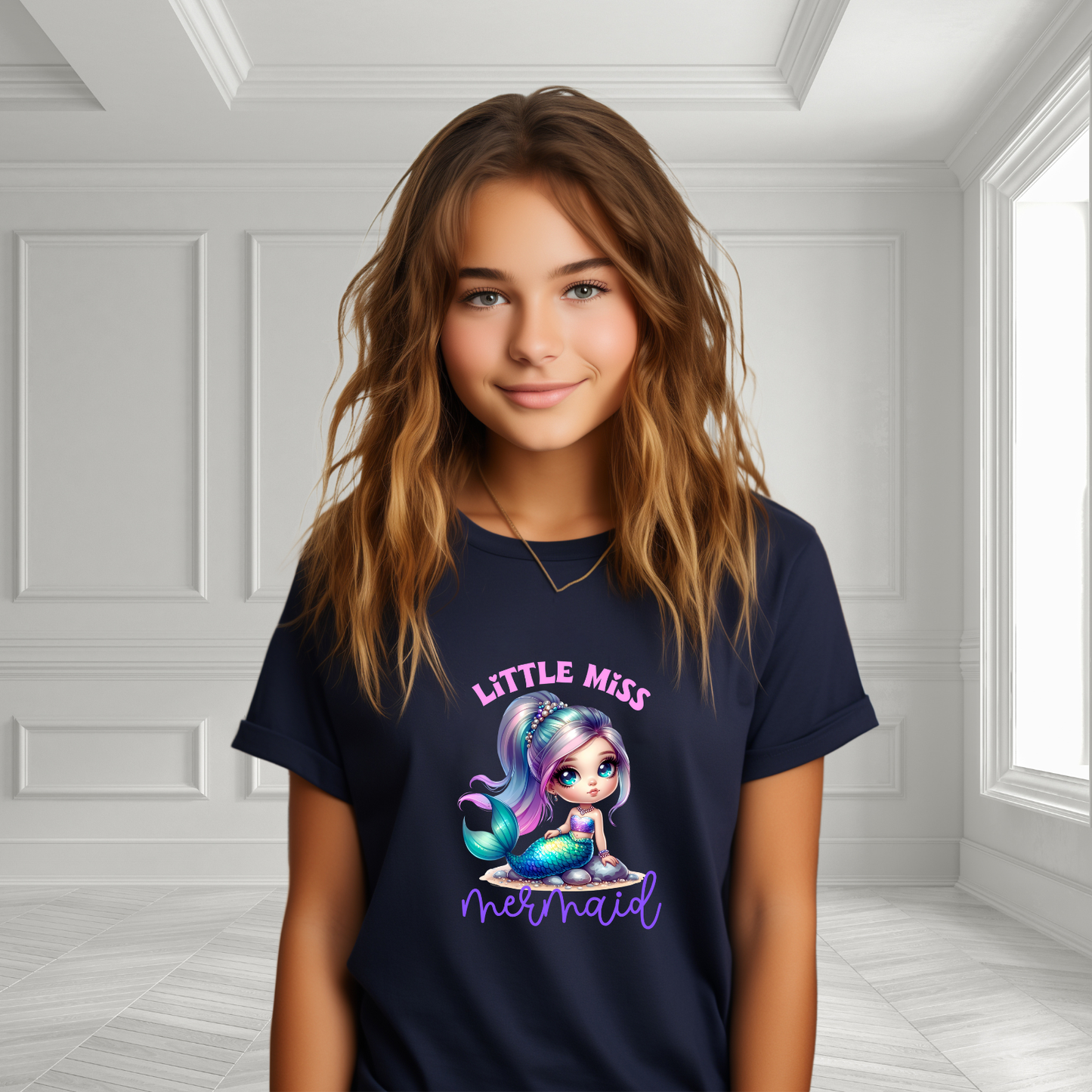 Little Miss Mermaid Kid's T-Shirt