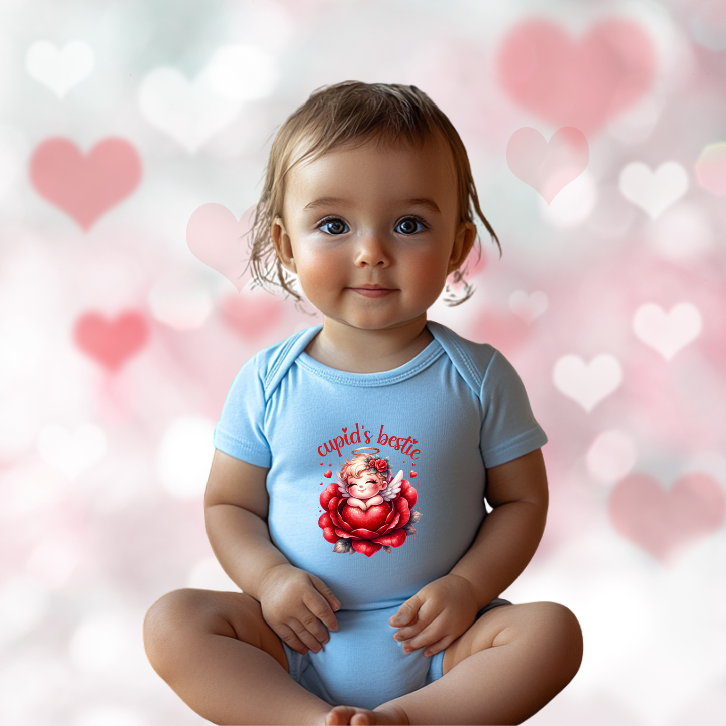 Cupid’s Bestie Infant Short Sleeve Onesie