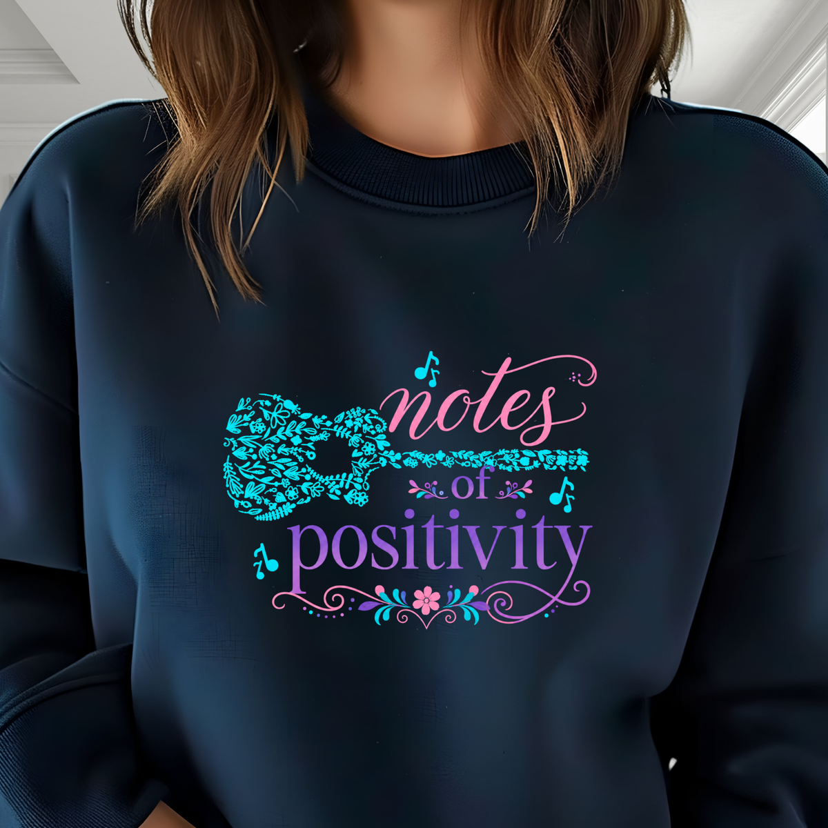 Notes Of Positivity Crewneck Sweatshirt