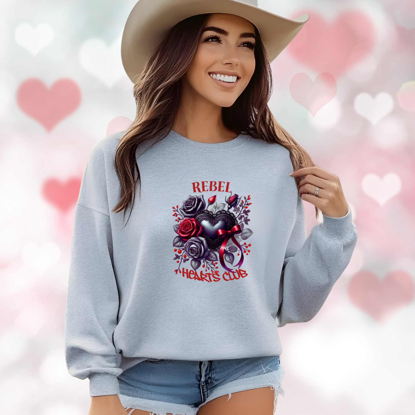Rebel Hearts Club Crewneck Sweatshirt