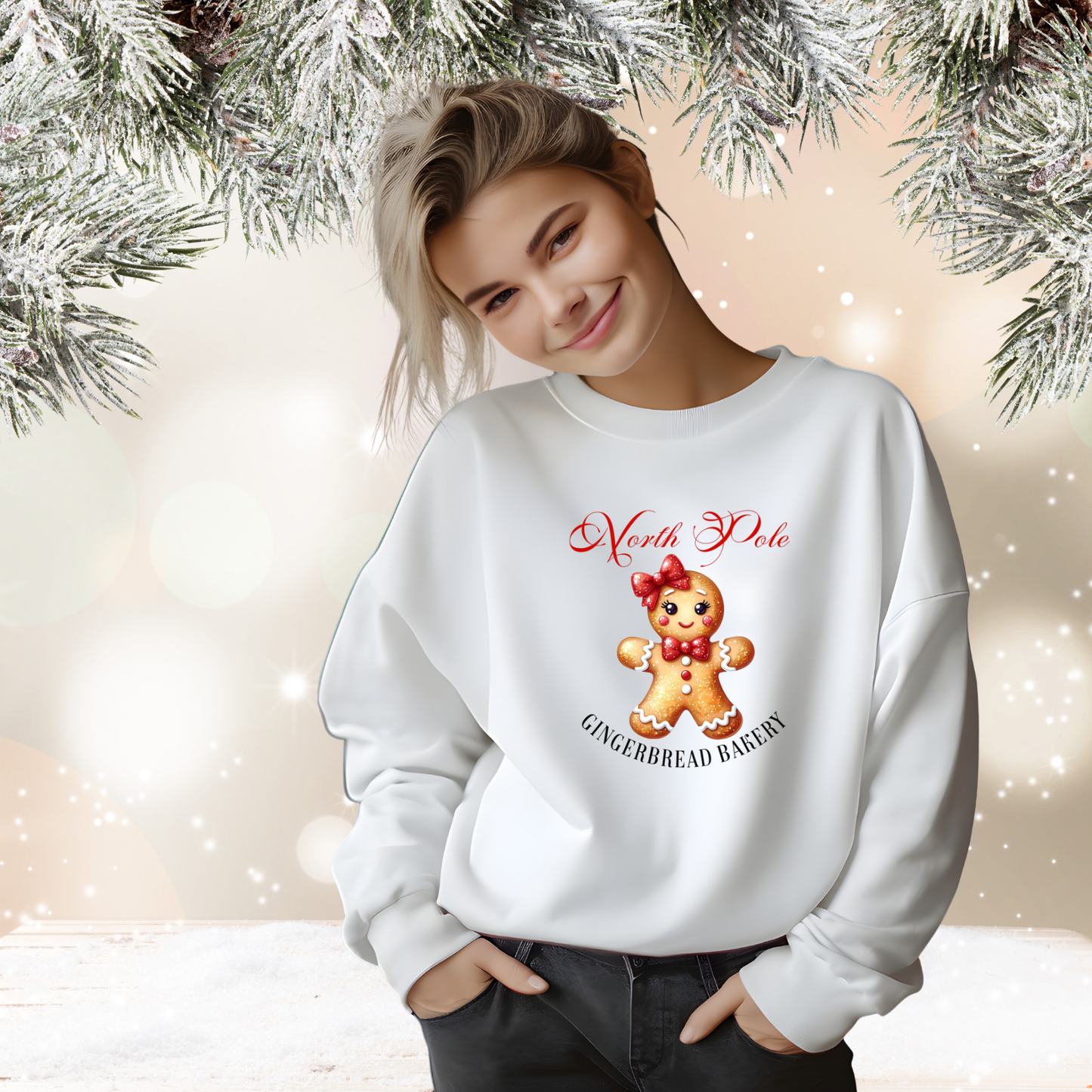 Gingerbread Bakery Crewneck Sweatshirt