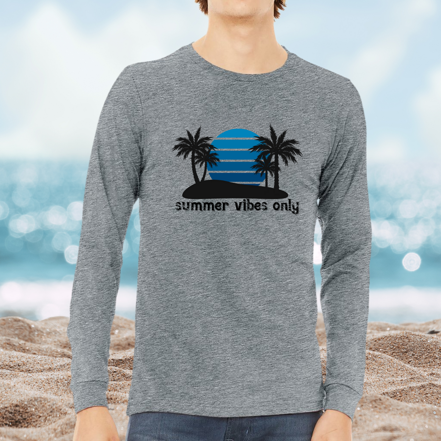 Summer Vibes Only Long Sleeve Tee