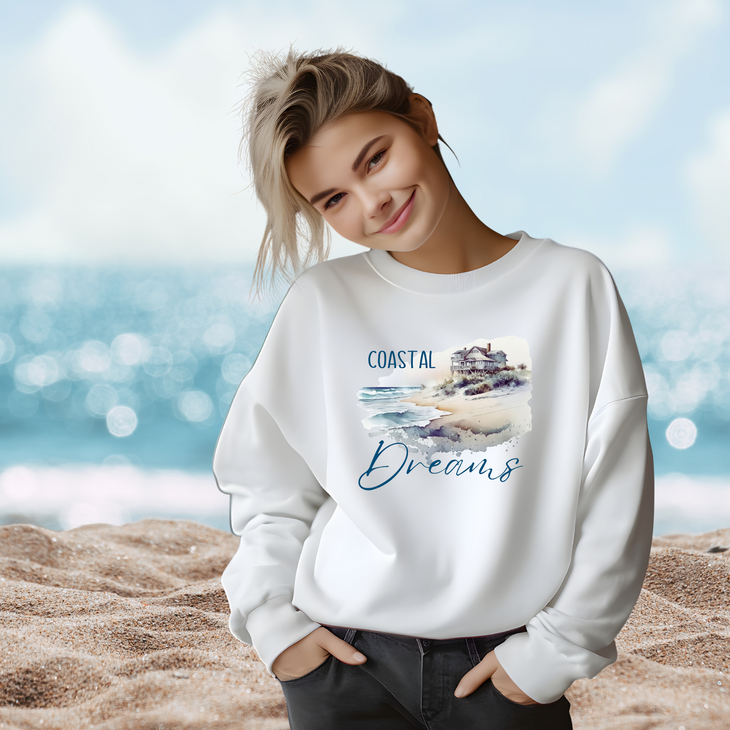 Coastal Dreams Crewneck Sweatshirt