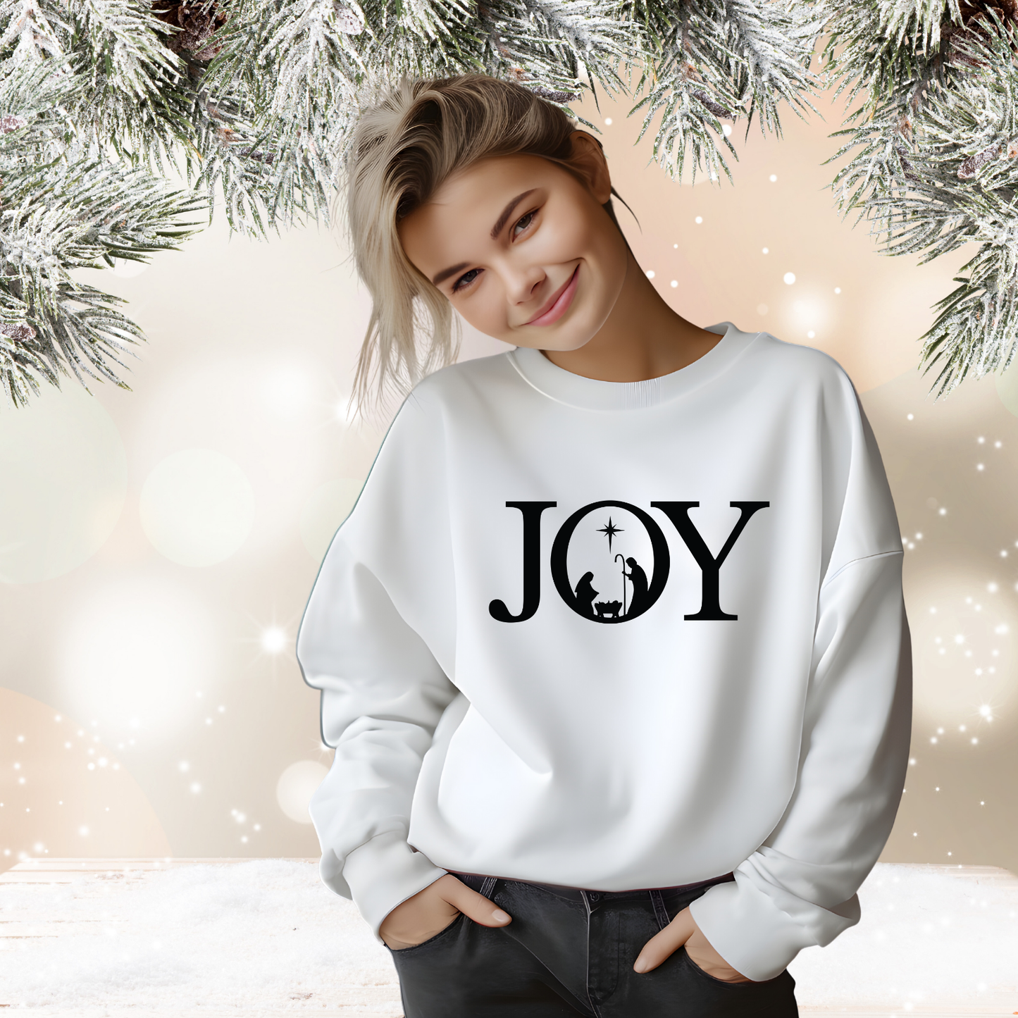 Christmas Joy Crewneck Sweatshirt