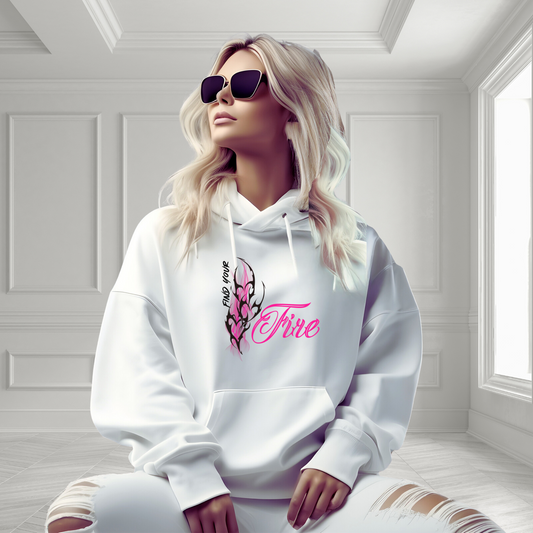 Find Your Fire Hearts Pullover Hoodie