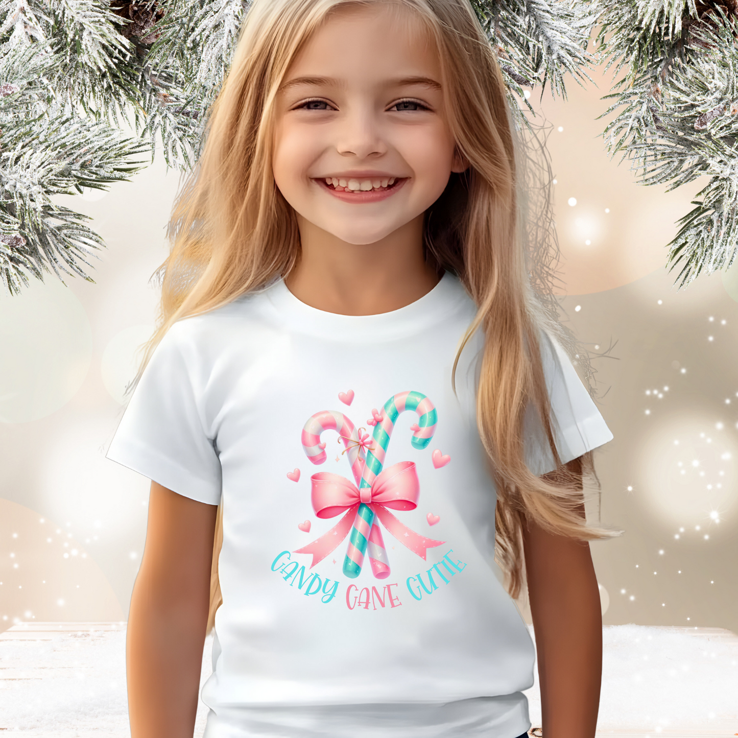 Candy Cane Cutie Kid’s T-Shirt