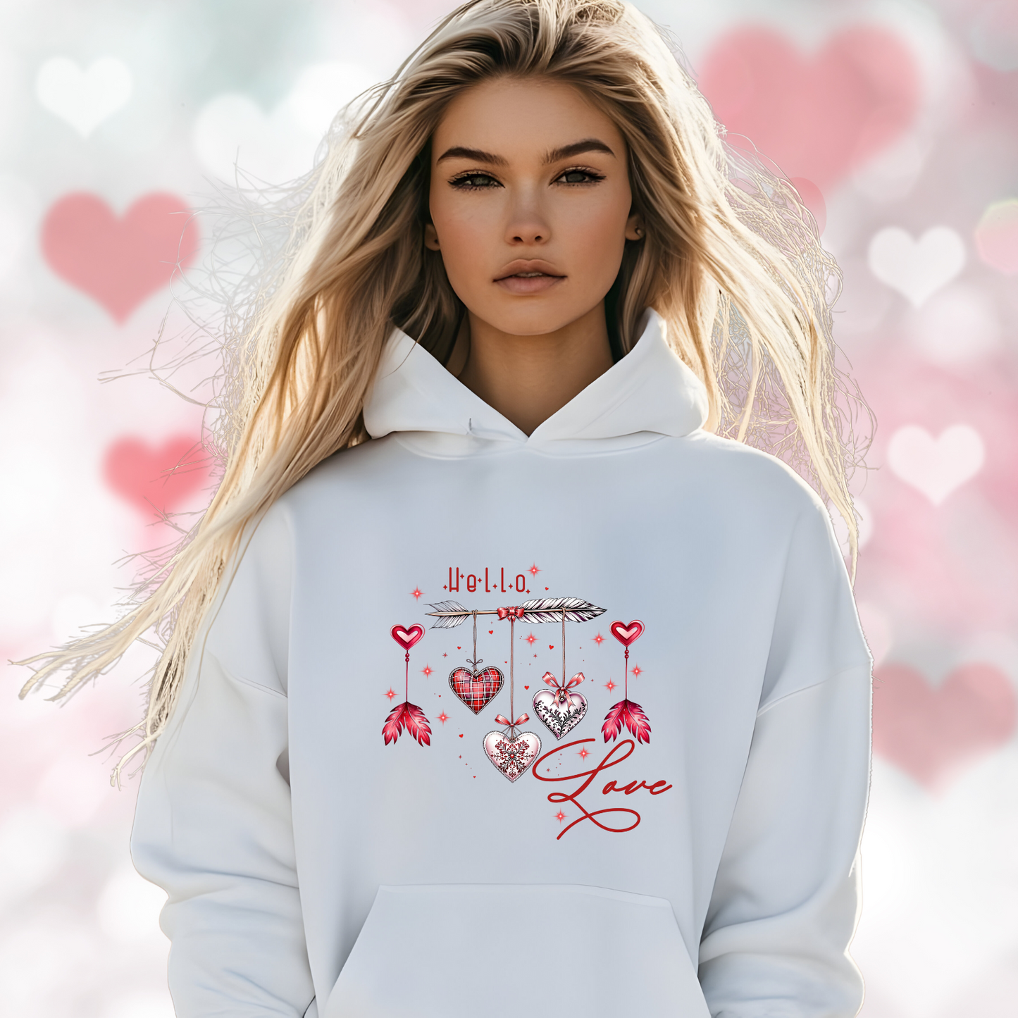 Hello Love Pullover Hoodie