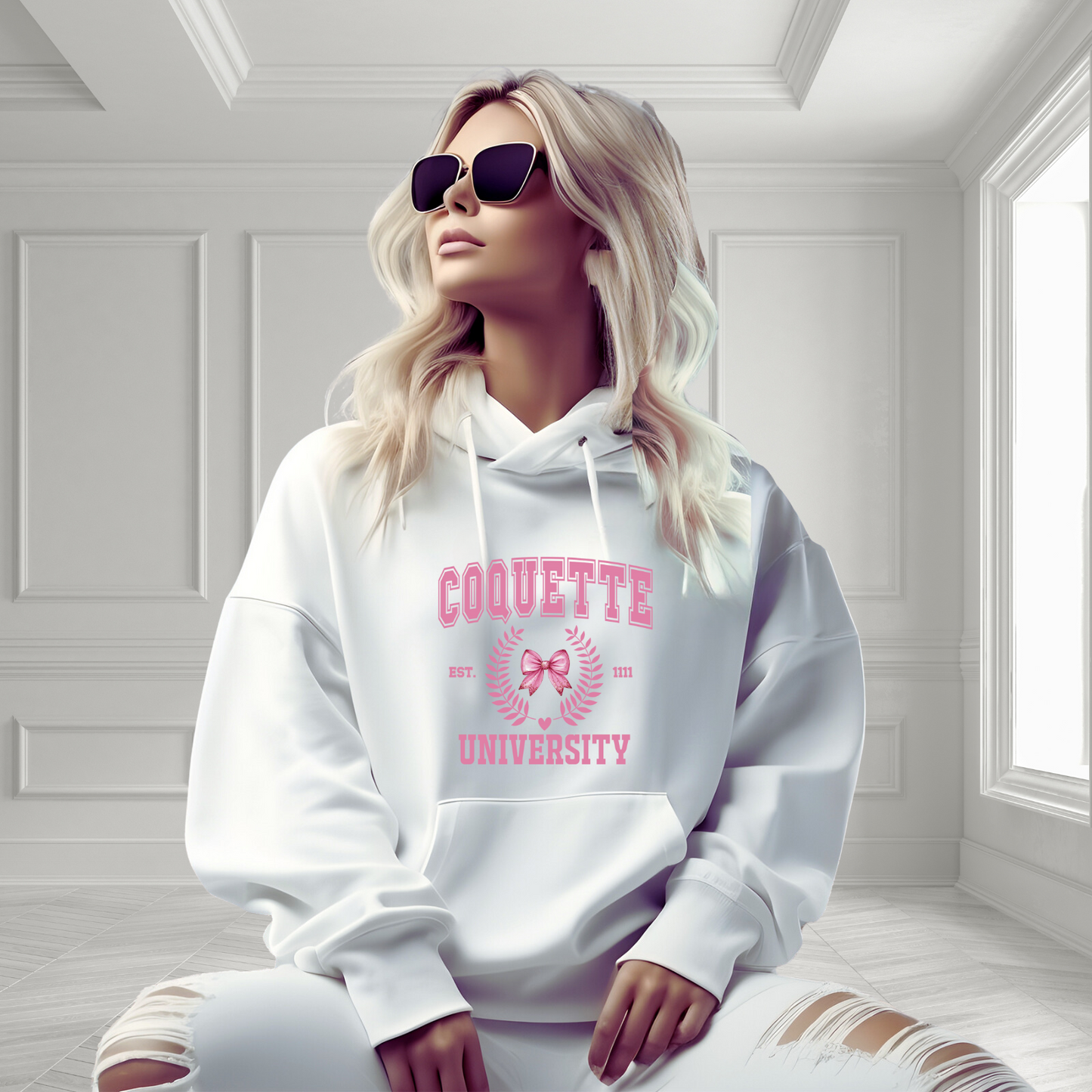 Coquette University Pullover Hoodie