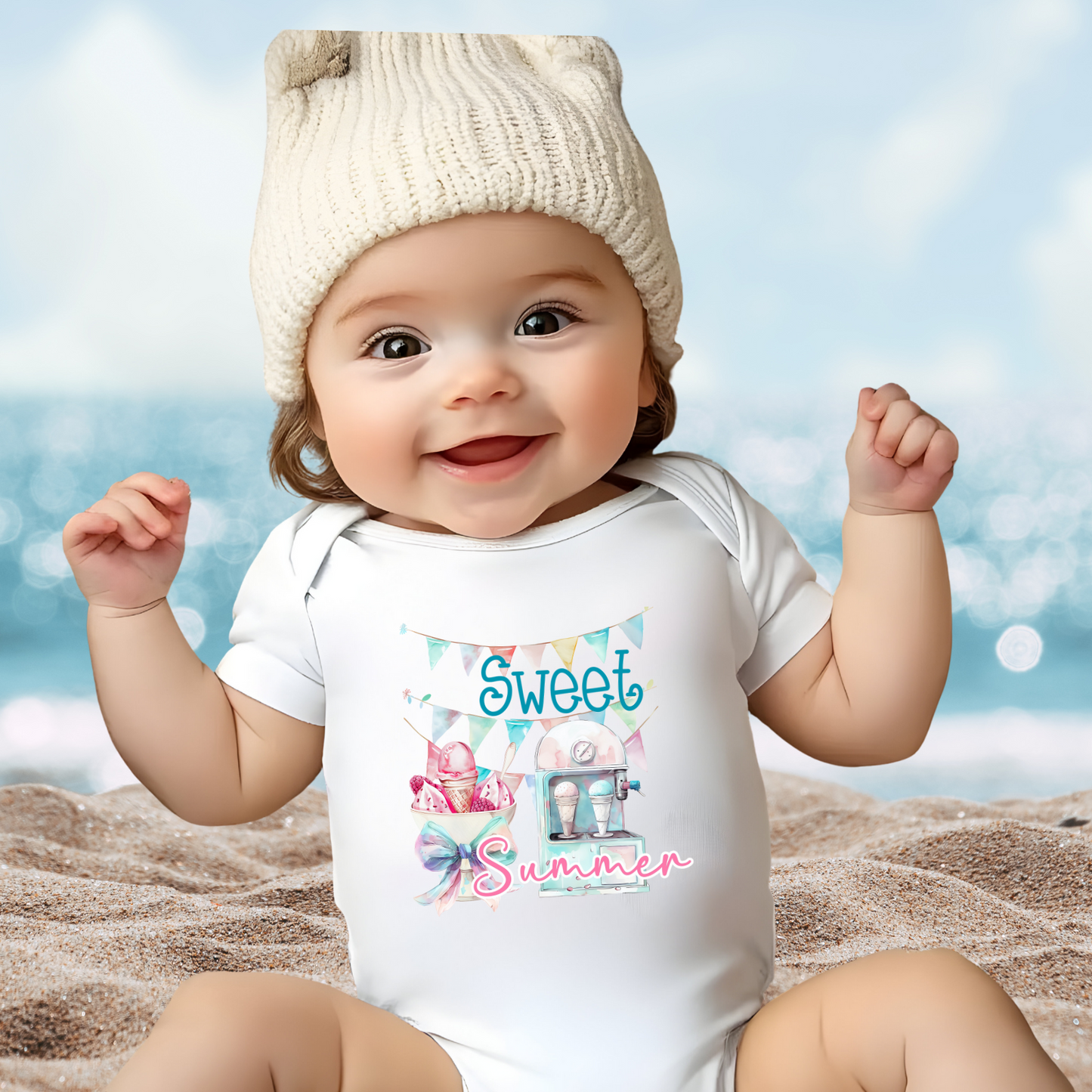 Sweet Summer Infant Short Sleeve Onesie