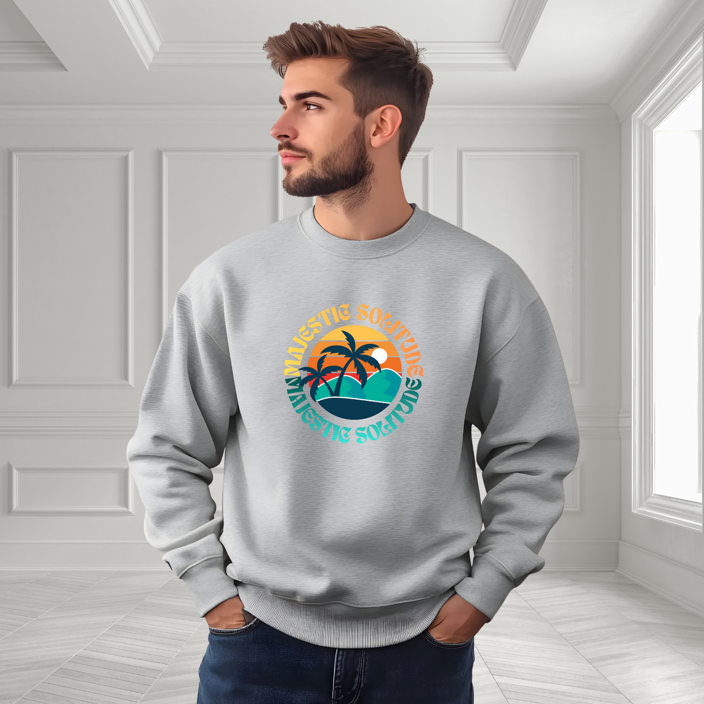Majestic Solitude Crewneck Sweatshirt