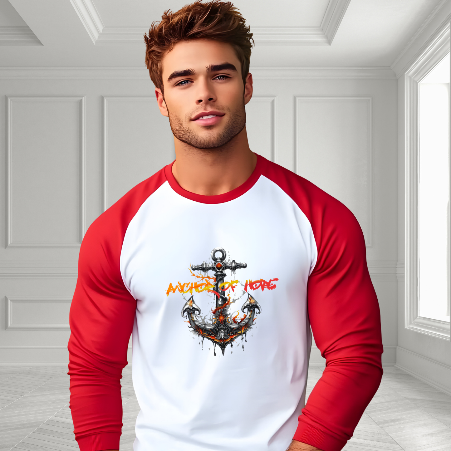 Anchor Of Hope Baseball Tee