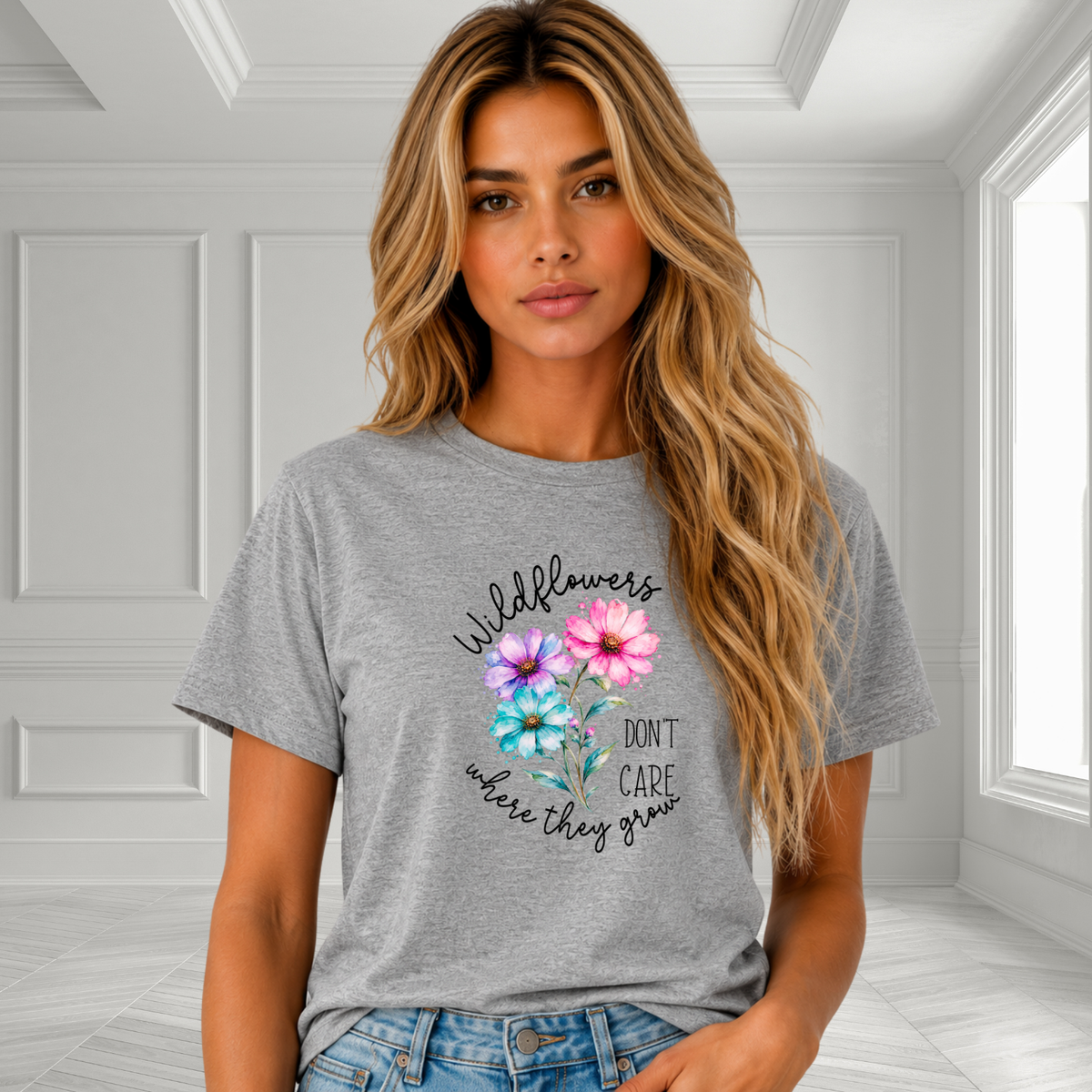 Wildflowers Don’t Care Where They Grow T-Shirt