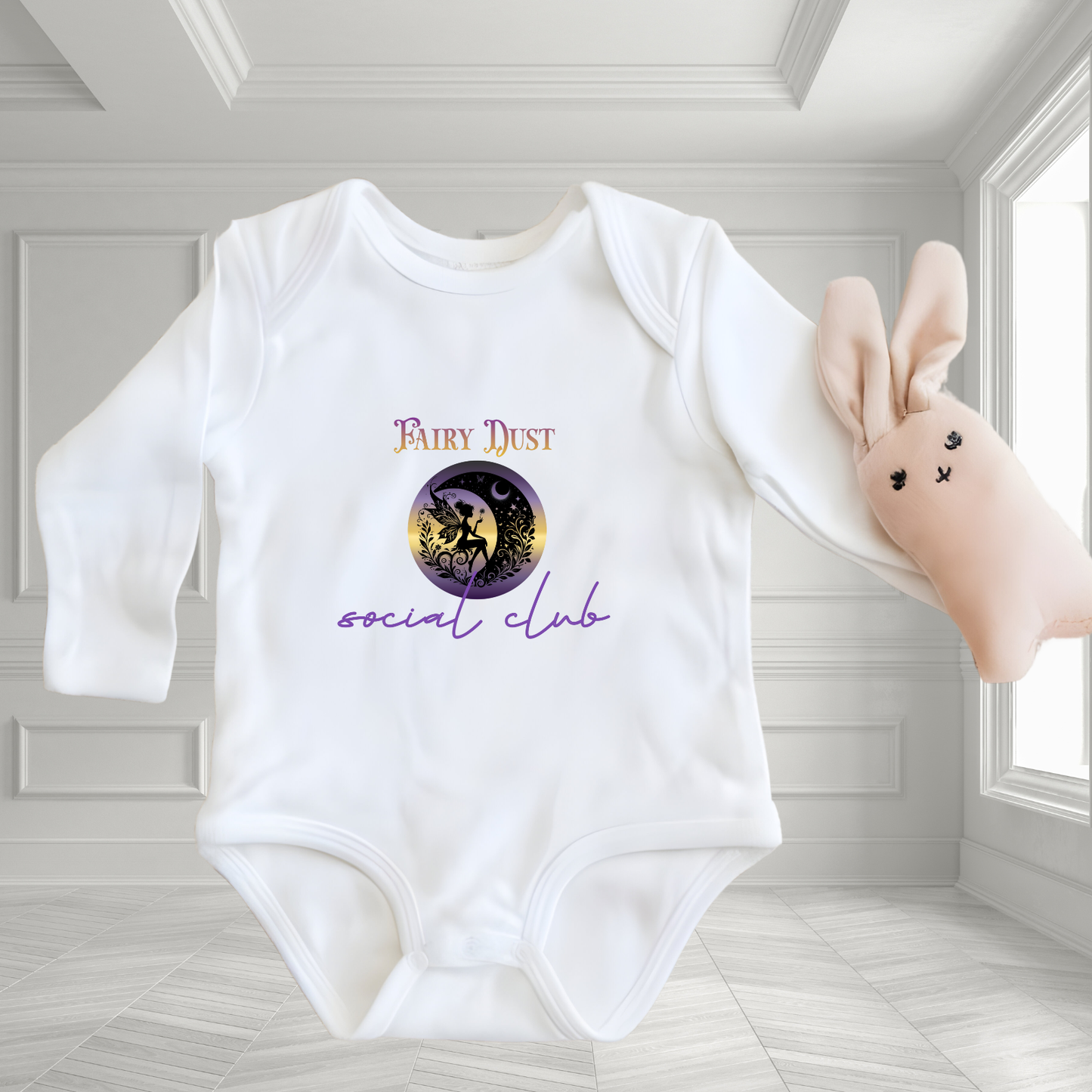 Fairy Dust Social Club Infant Long Sleeve Onesie