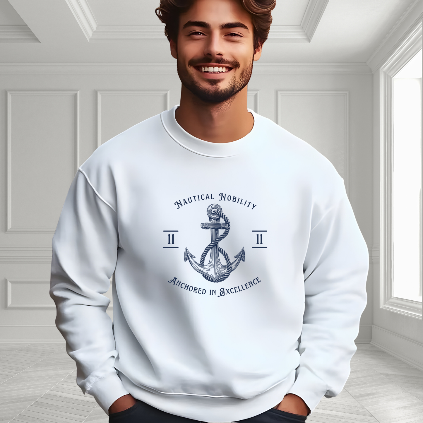 Nautical Nobility Crewneck Sweatshirt