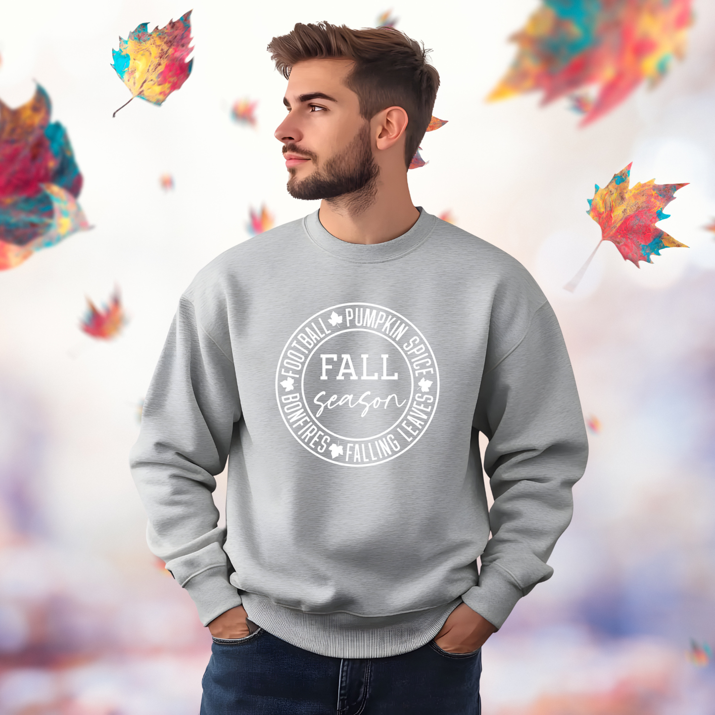 Fall Season Crewneck Sweatshirt