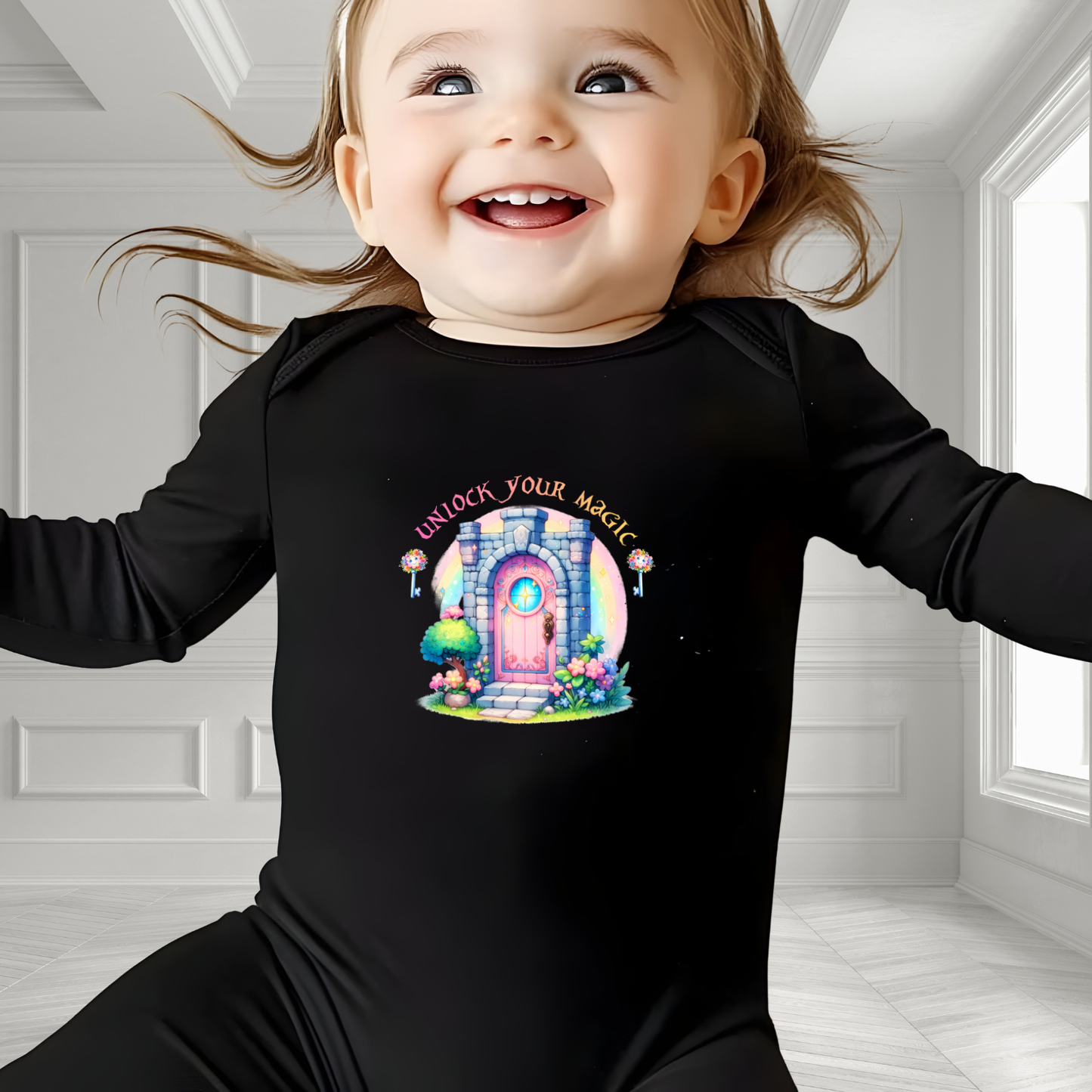 Unlock Your Magic Infant Long Sleeve Onesie