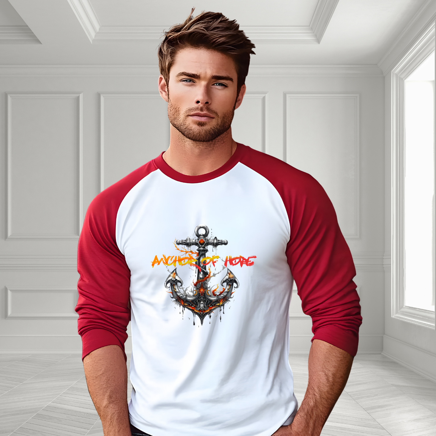 Anchor Of Hope Baseball Tee