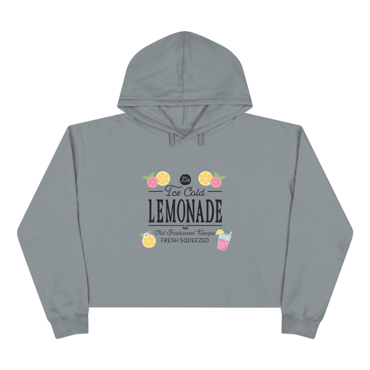Ice Cold Lemonade Crop Hoodie