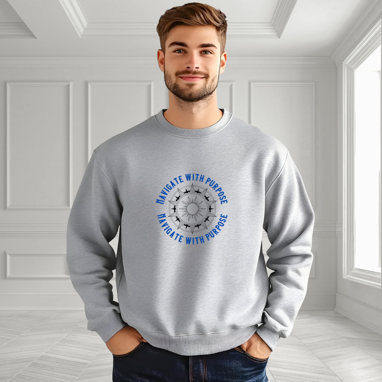 Navigate With Purpose Crewneck Sweatshirt