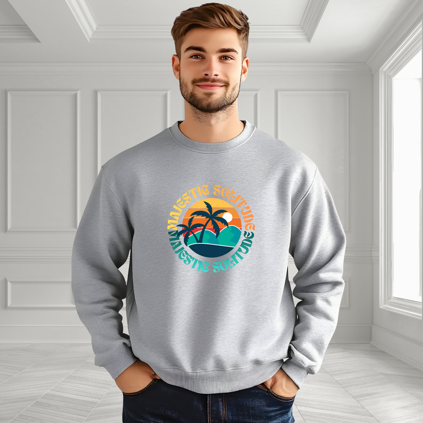 Majestic Solitude Crewneck Sweatshirt