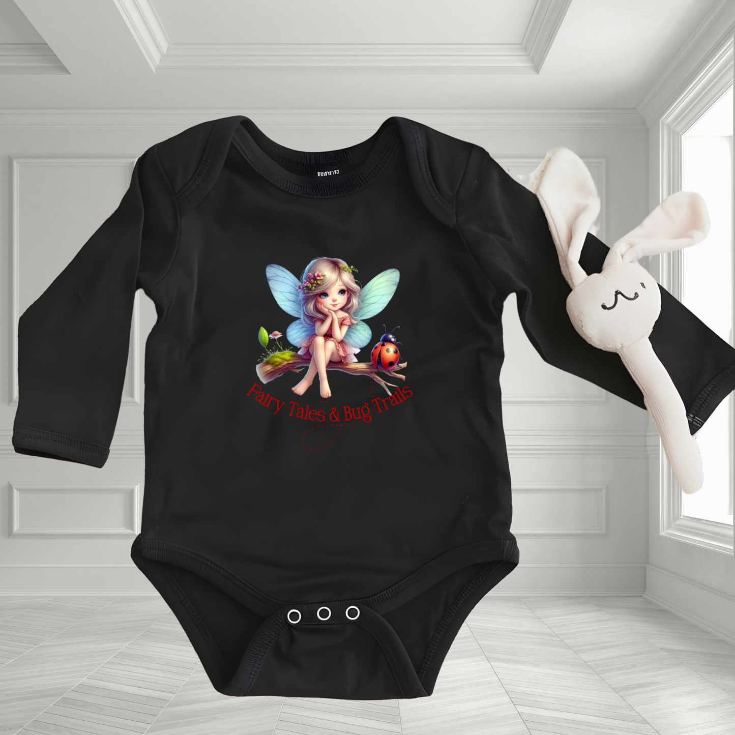 Fairy Tales & Bug Trails Infant Long Sleeve Onesie