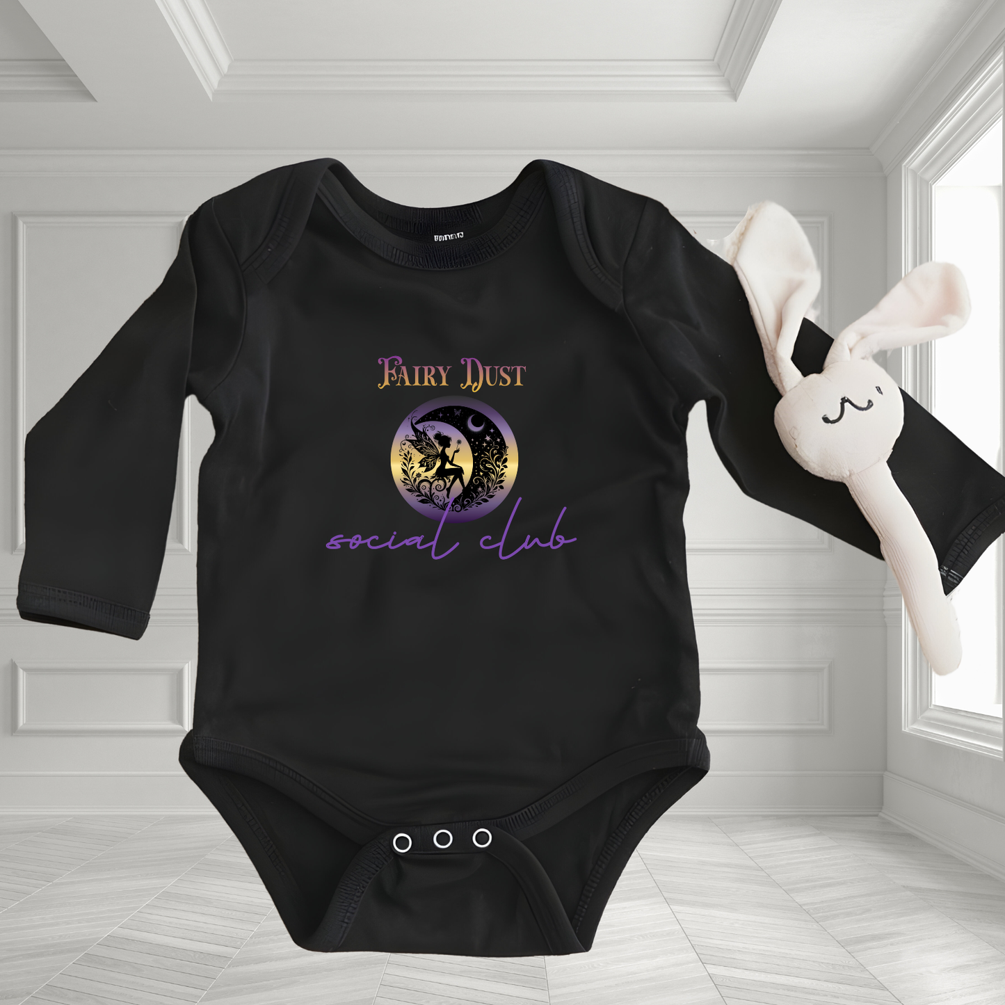 Fairy Dust Social Club Infant Long Sleeve Onesie