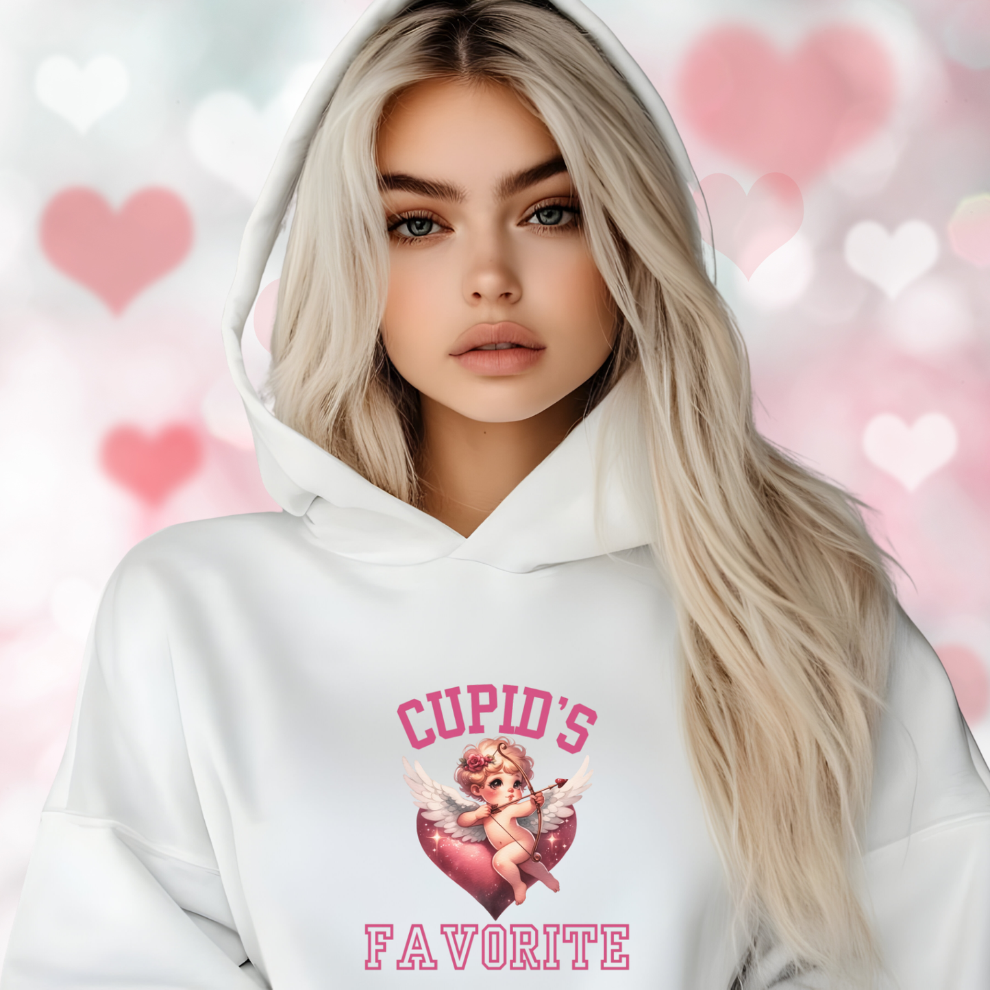 Cupid’s Favorite Crop Hoodie