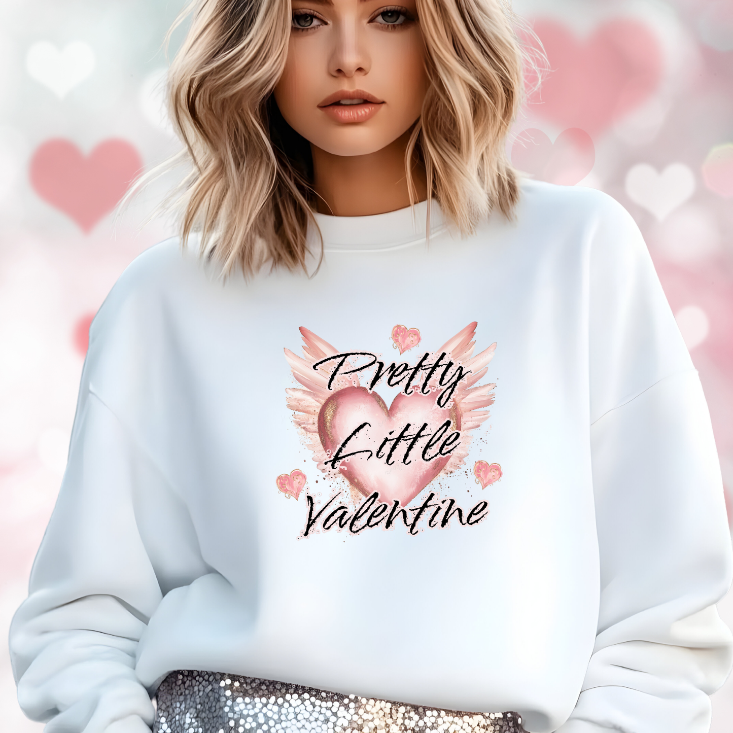 Pretty Little Valentine Crewneck Sweatshirt