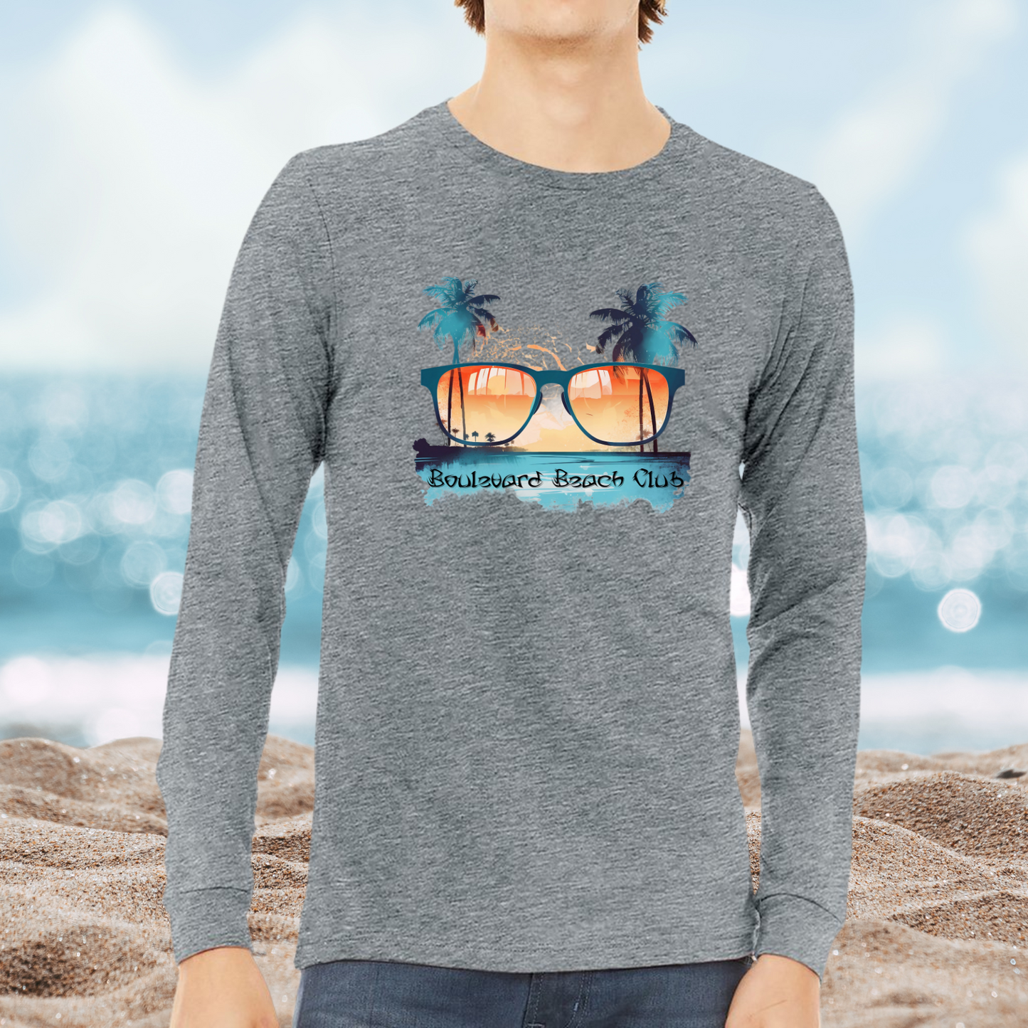 Boulevard Beach Club Long Sleeve Tee