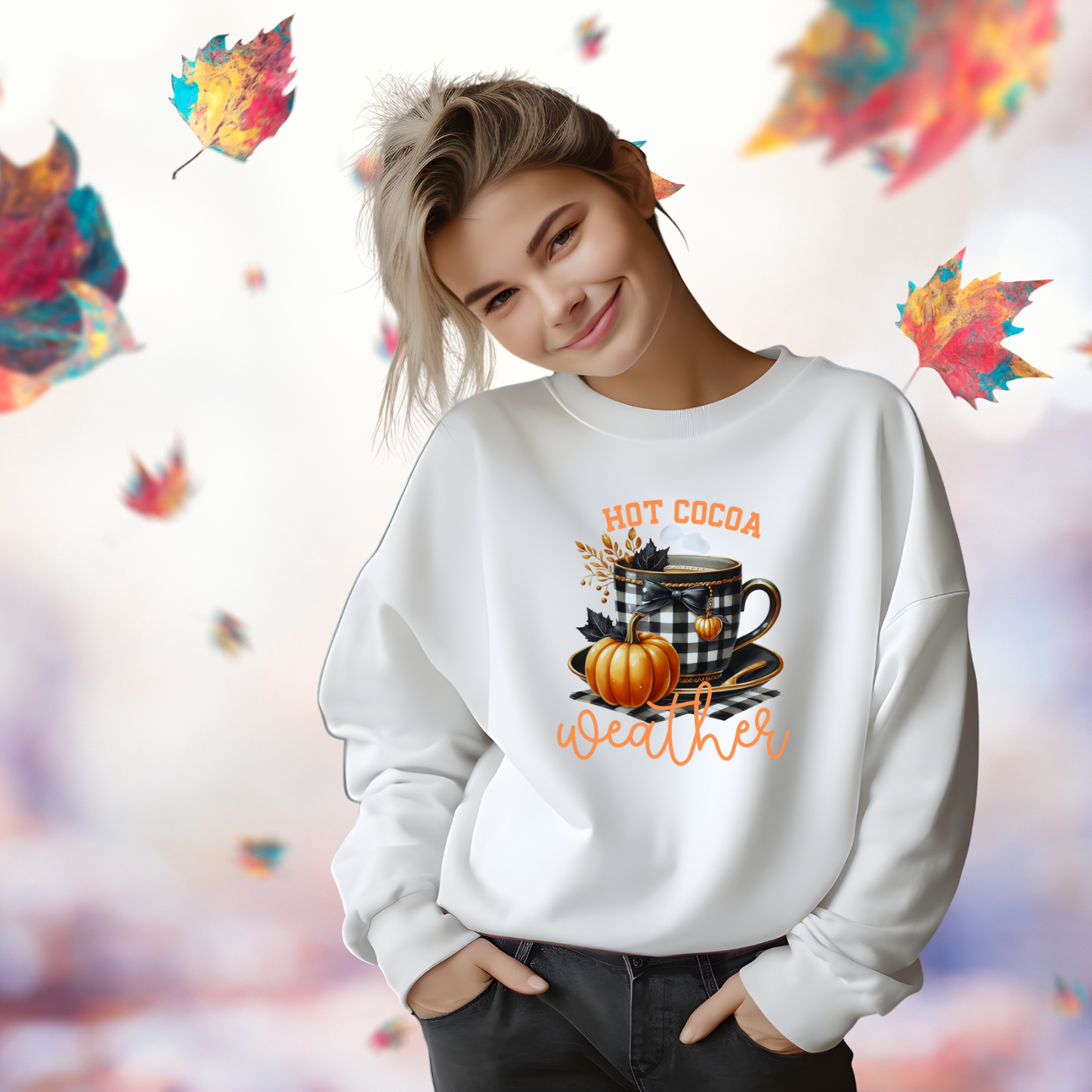 Hot Cocoa Weather Crewneck Sweatshirt