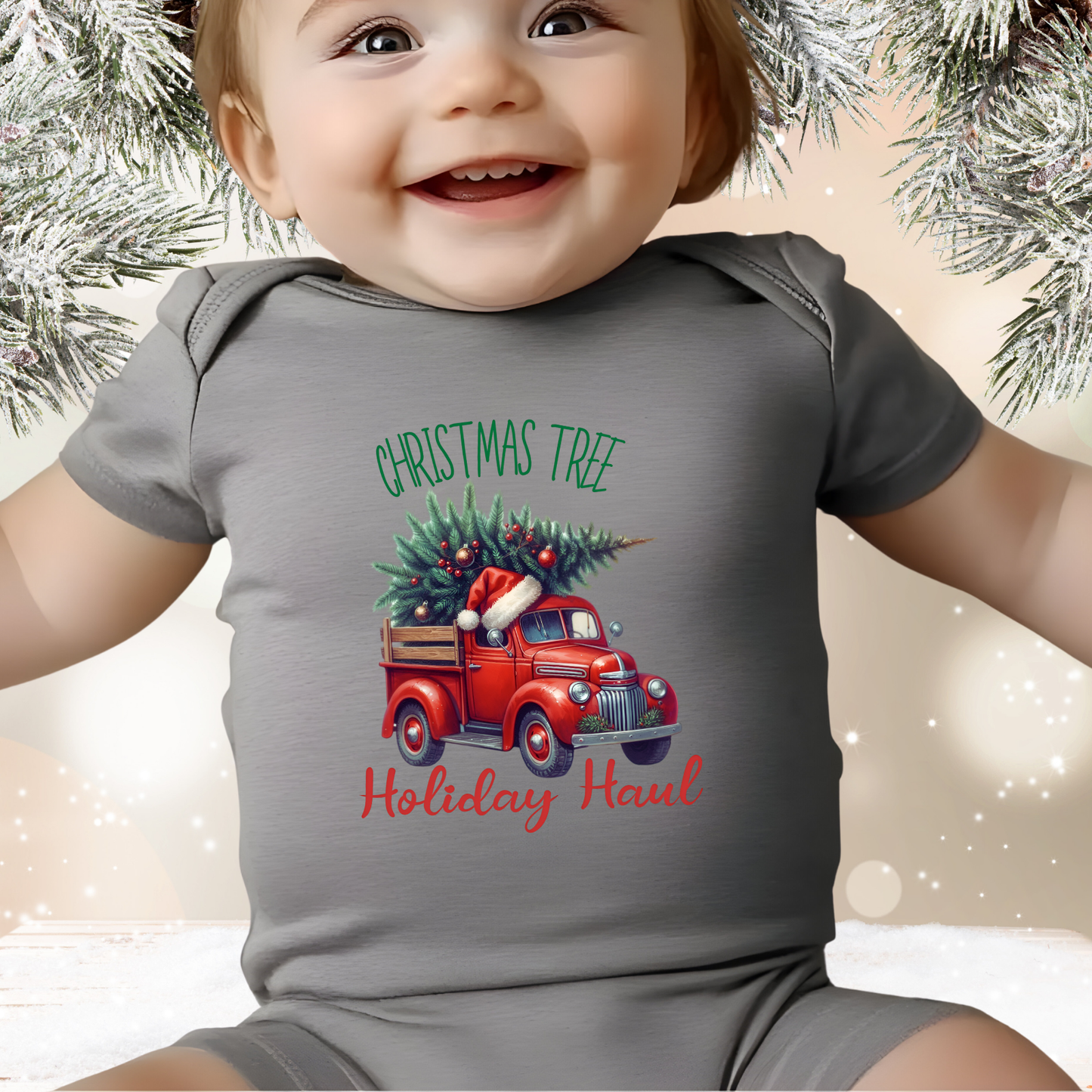 Holiday Haul Infant Short Sleeve Onesie