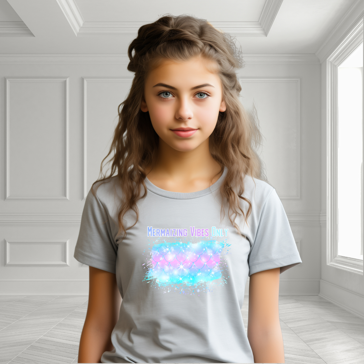 Mermaizing Vibes Only Kid's T-Shirt