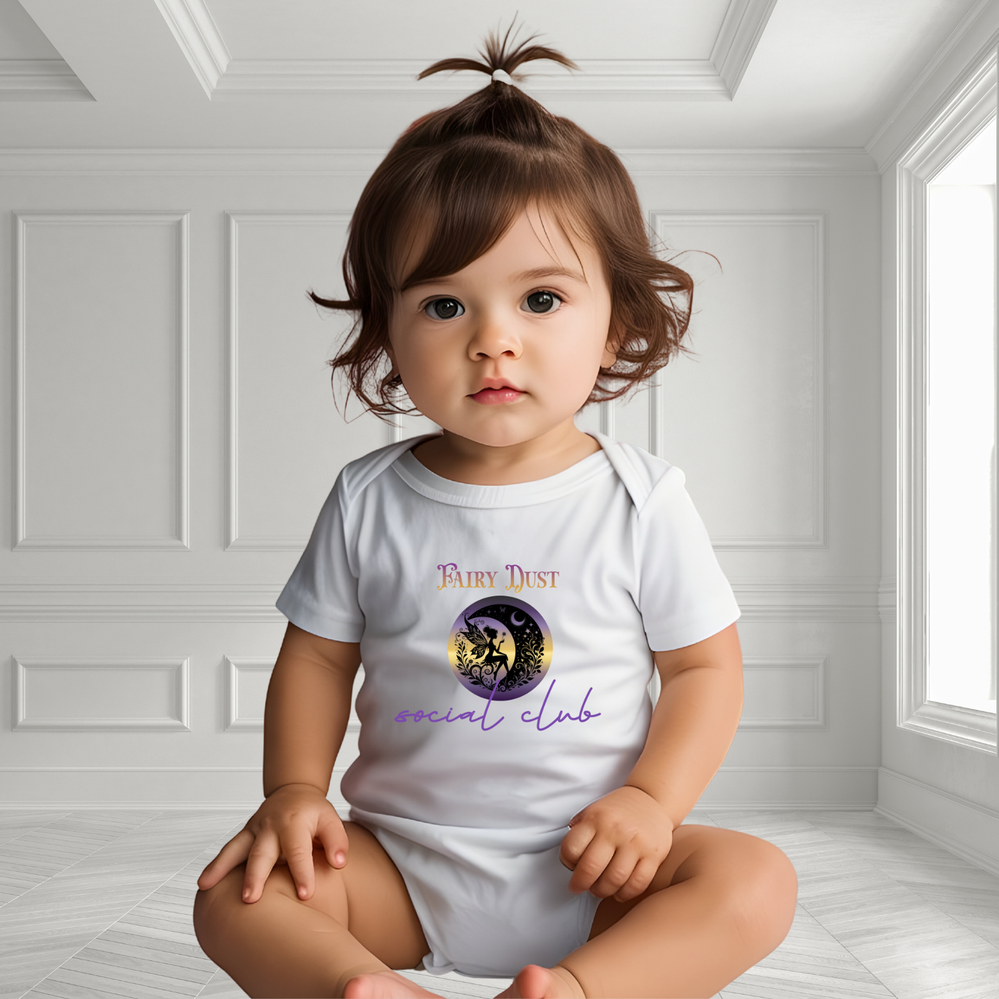Fairy Dust Social Club Infant Short Sleeve Onesie